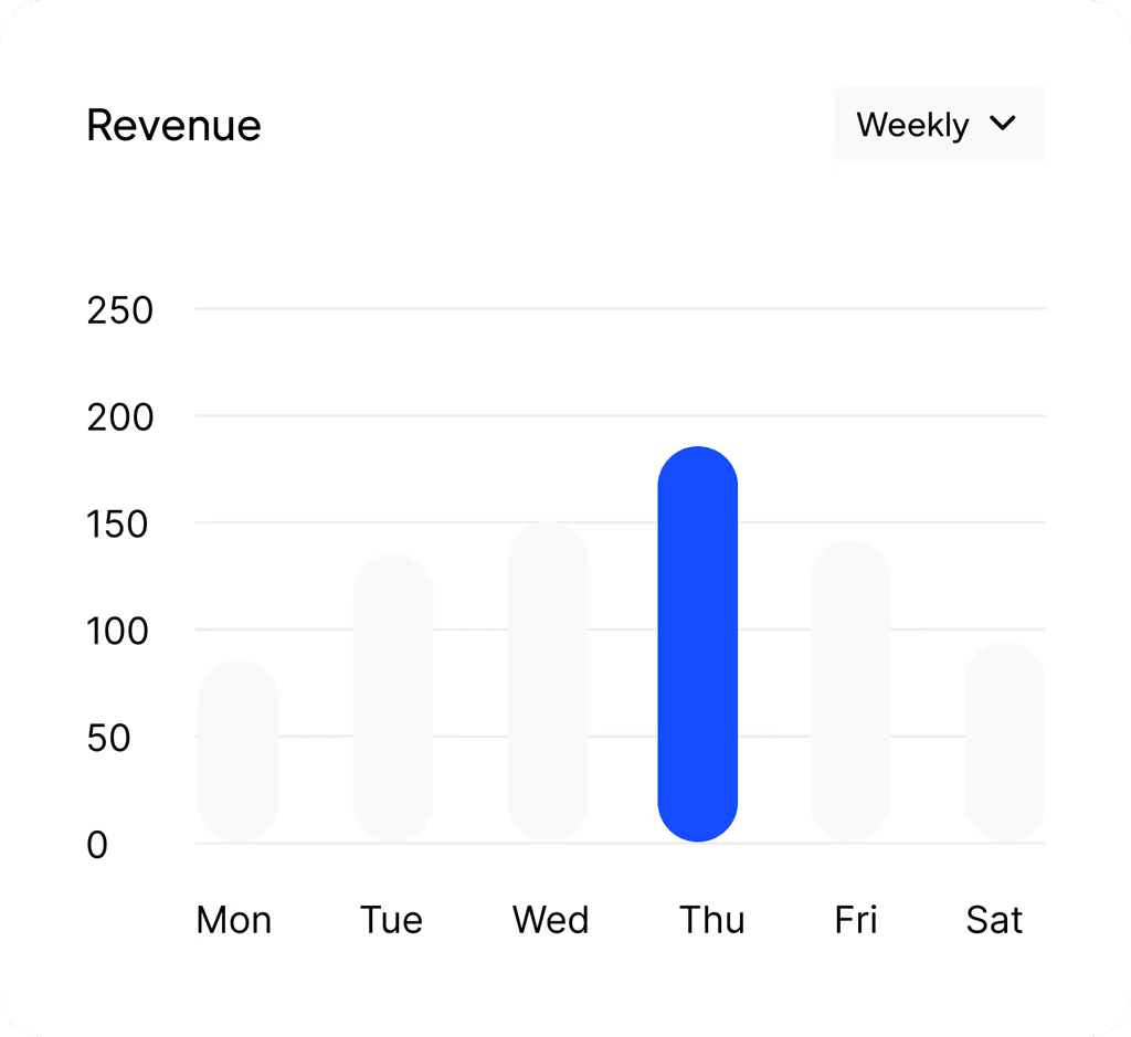 Custom report builder dashboard inside PlexiaDesk